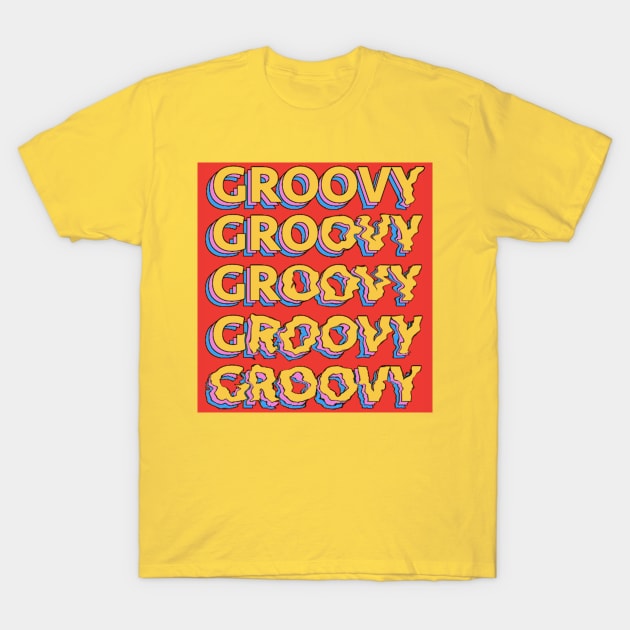 groovy - retro T-Shirt by eliota